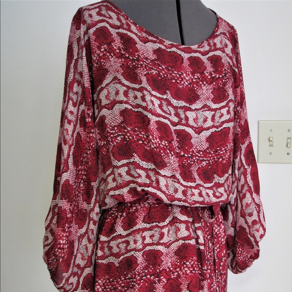 Gorgeous Parker 100% silk crocodile mini dress! - Picture 5 of 7